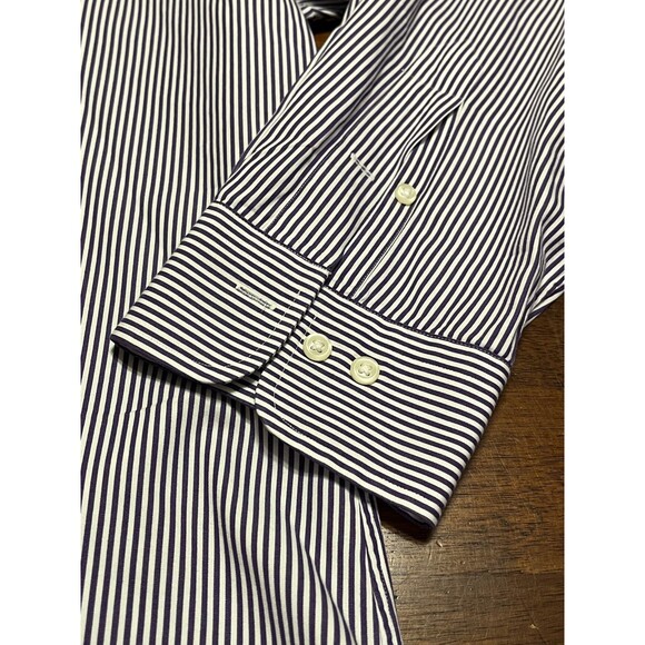 🔥 Polo Ralph Lauren Curham Purple Stripe LS Buttondown XL EUC! 🔥 - Picture 3 of 10